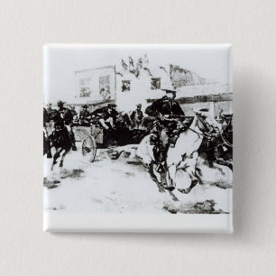 Badge Carré 5 Cm La mansarde apporte en Billy l'enfant, 1880