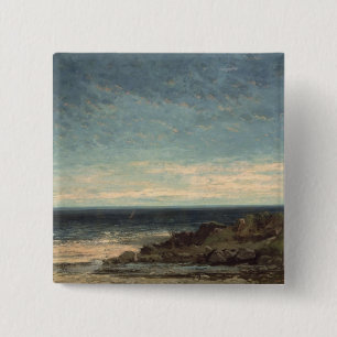 Badge Carré 5 Cm La mer