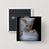 Badge Carré 5 Cm La mise à mort (Devant & derrière)