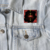 Badge Carré 5 Cm La naissance d'une étoile (En situation)