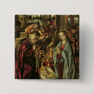 Badge Carré 5 Cm La nativité