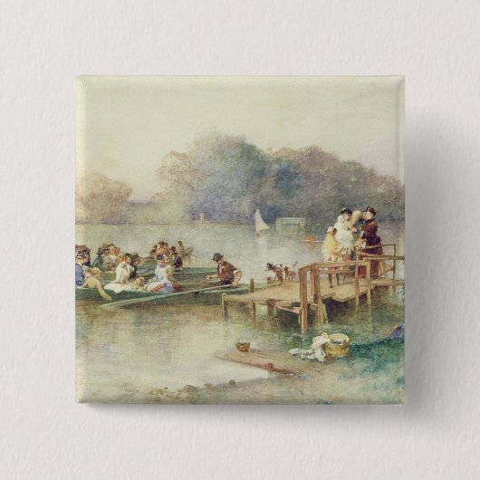 Badge Carré 5 Cm La noce (Devant)