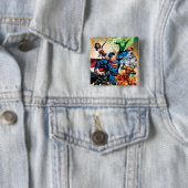 Badge Carré 5 Cm La nouvelle couverture 52 #2 (En situation)