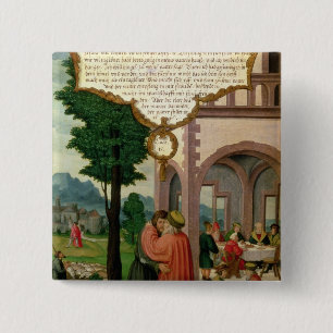 Badge Carré 5 Cm La parabole du fils prodigue