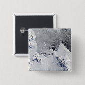 Badge Carré 5 Cm La pointe nord de l'île Alexander (Devant & derrière)