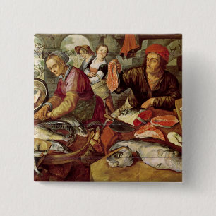 Badge Carré 5 Cm La poissonnerie