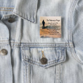 Badge Carré 5 Cm La prière des pêcheurs (En situation)