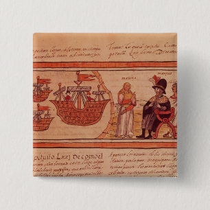 Badge Carré 5 Cm La princesse indienne Malinche ou dame Marina