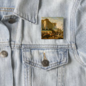 Badge Carré 5 Cm La prise de la Bastille, le 14 juillet 1789 (En situation)