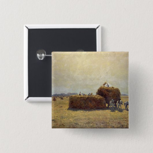 Badge Carré 5 Cm La récolte (Devant & derrière)