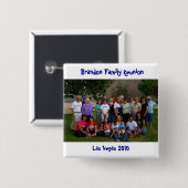 Badge Carré 5 Cm La Réunion 2010 (Devant & derrière)