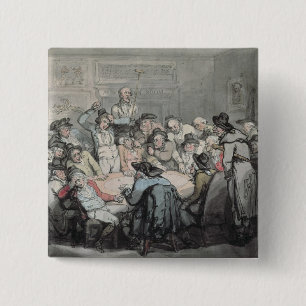 Badge Carré 5 Cm La salle de risque