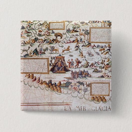 Badge Carré 5 Cm La Sibérie (Devant)