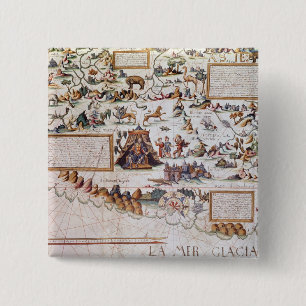 Badge Carré 5 Cm La Sibérie