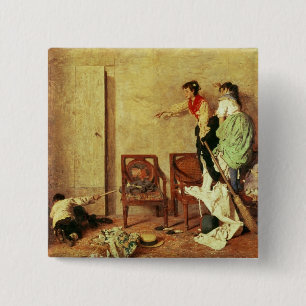 Badge Carré 5 Cm La souris