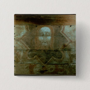 Badge Carré 5 Cm La tête du Christ, c.1280