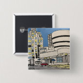 Badge Carré 5 Cm La ville (Devant & derrière)