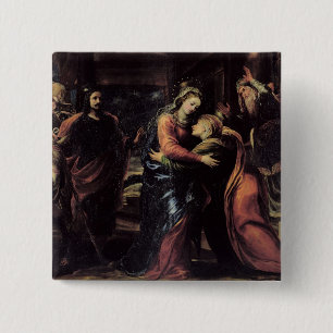 Badge Carré 5 Cm La visite