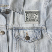 Badge Carré 5 Cm La voûte triomphale (En situation)