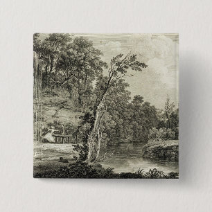 Badge Carré 5 Cm La vue du ressort pétrifiant a généralement app