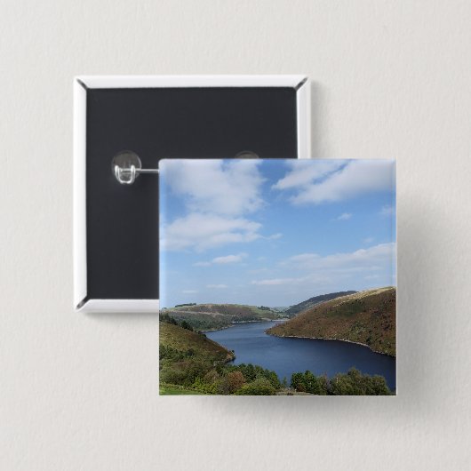 BADGE CARRÉ 5 CM LACS (Devant & derrière)