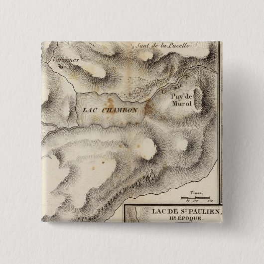 Badge Carré 5 Cm Lacs (Devant)