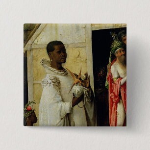Badge Carré 5 Cm L'adoration des Magi