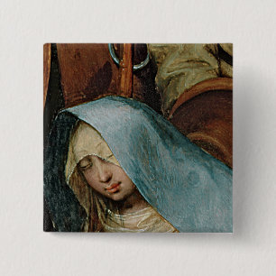 Badge Carré 5 Cm L'adoration des rois, 1564 2