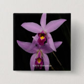 Badge Carré 5 Cm Laelia Anceps (Devant)