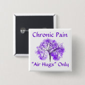 Badge Carré 5 Cm L'air étreint seulement (Devant & derrière)