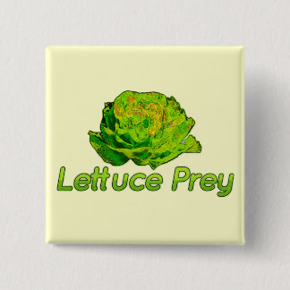 Badge Carré 5 Cm Laitue Prey