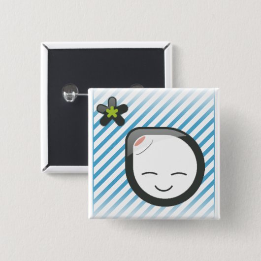 Badge Carré 5 Cm lalamoongirl (Devant & derrière)