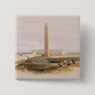 Badge Carré 5 Cm L'Alexandrie, généralement appelée Cléopâtre