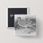 Badge Carré 5 Cm L'alouette (Devant & derrière)