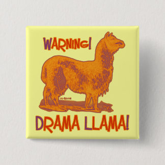 Badge Carré 5 Cm Lama de drame