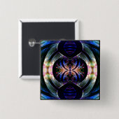 Badge Carré 5 Cm Lame (Devant & derrière)