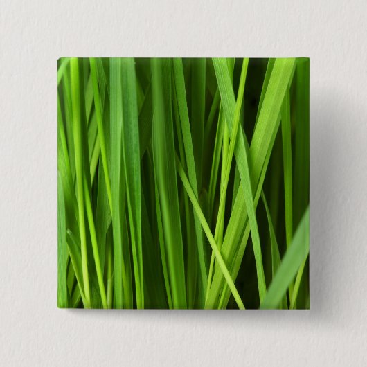Badge Carré 5 Cm Lames d'herbe (Devant)
