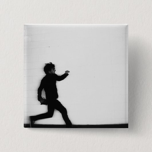 Badge Carré 5 Cm Lancement (Devant)