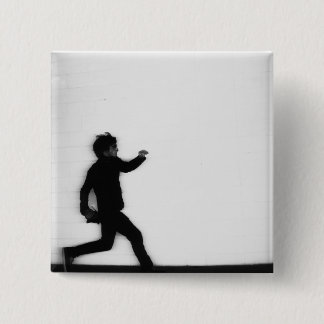 Badge Carré 5 Cm Lancement