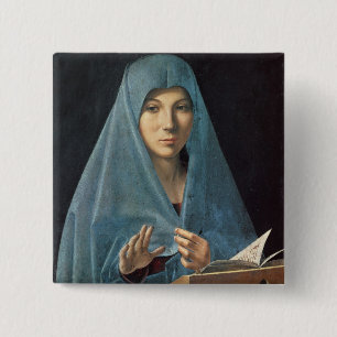 Badge Carré 5 Cm L'annonce, 1474-75 (huile sur le panneau)