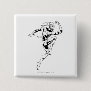 Badge Carré 5 Cm Lanterne bleue 3