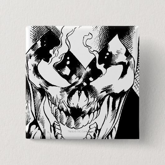 Badge Carré 5 Cm Lanterne noire (Devant)