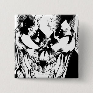 Badge Carré 5 Cm Lanterne noire