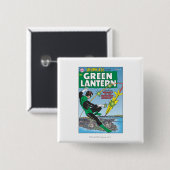 Badge Carré 5 Cm Lanterne verte - missile d'emballement (Devant & derrière)