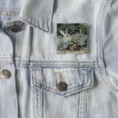 Badge Carré 5 Cm Lapins (En situation)