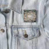 Badge Carré 5 Cm L'apothéose de St Anthony (En situation)