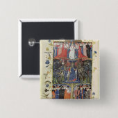 Badge Carré 5 Cm L'arbre des batailles (Devant & derrière)