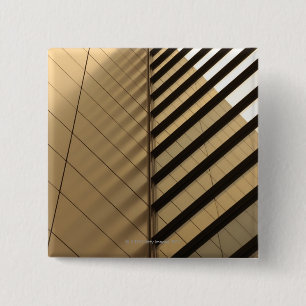 Badge Carré 5 Cm L'architecture moderne, jaunissent modifié la