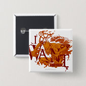 Badge Carré 5 Cm Larfleeze - Agent Orange 12 (Devant & derrière)