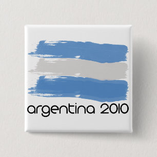 Badge Carré 5 Cm L'Argentine 2010